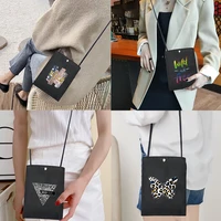 wild series print mobile phone bag ladies handbag waterproof shoulder bag women fashion casual messenger bag wallet storage bag