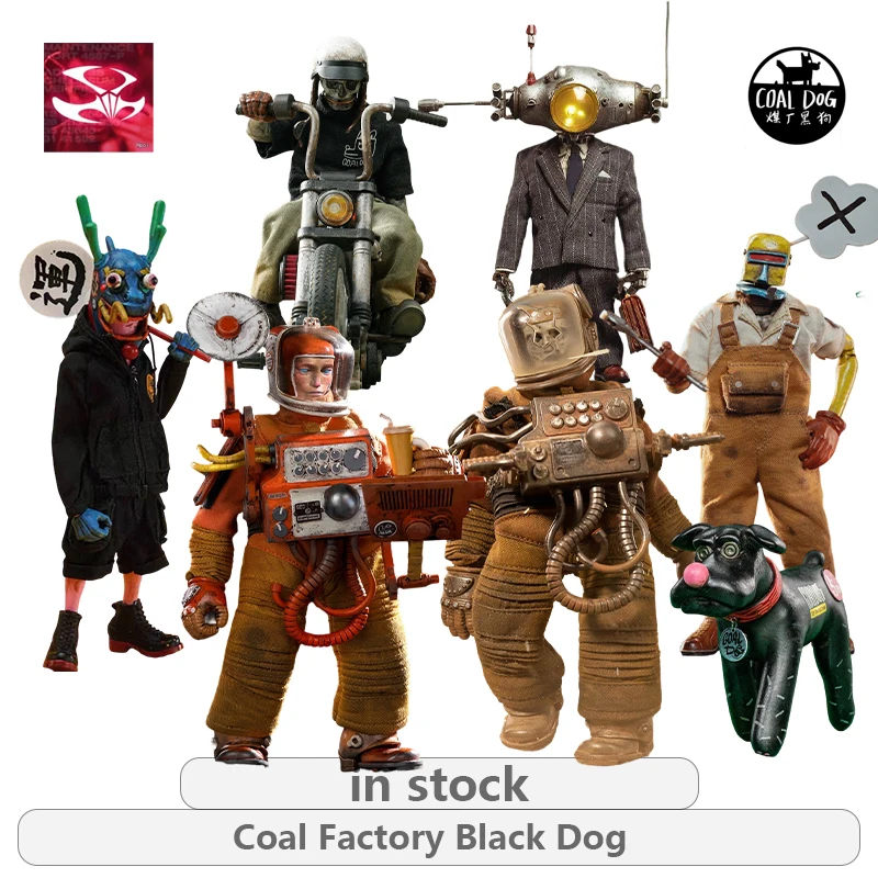 Фото DAMTOYS 1:12 Серия Coal Factory Black Dog: Фигурка-модель Quiet Sir/Endless Journey Astronaut Sputnik 1, подвижная модель №1