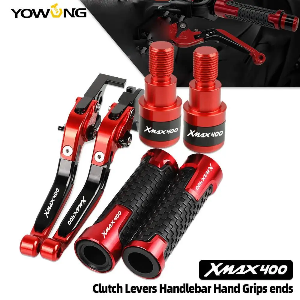 

For YAMAHA XMAX400 X MAX400 XMAX 400 X-MAX400 all years Motorcycle adjustable Brake Clutch Levers Handlebar Hand Grips ends