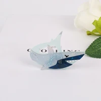 nyn acrylic handmade shark brooches pins for women girls kids 2021 new design animal party birthday christmas brooch gifts
