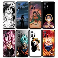 one piece luffy and ace phone case for xiaomi mi 11i 12 12x 11 11x 11t poco x3 nfc m3 pro f3 gt m4 case silicone bandai