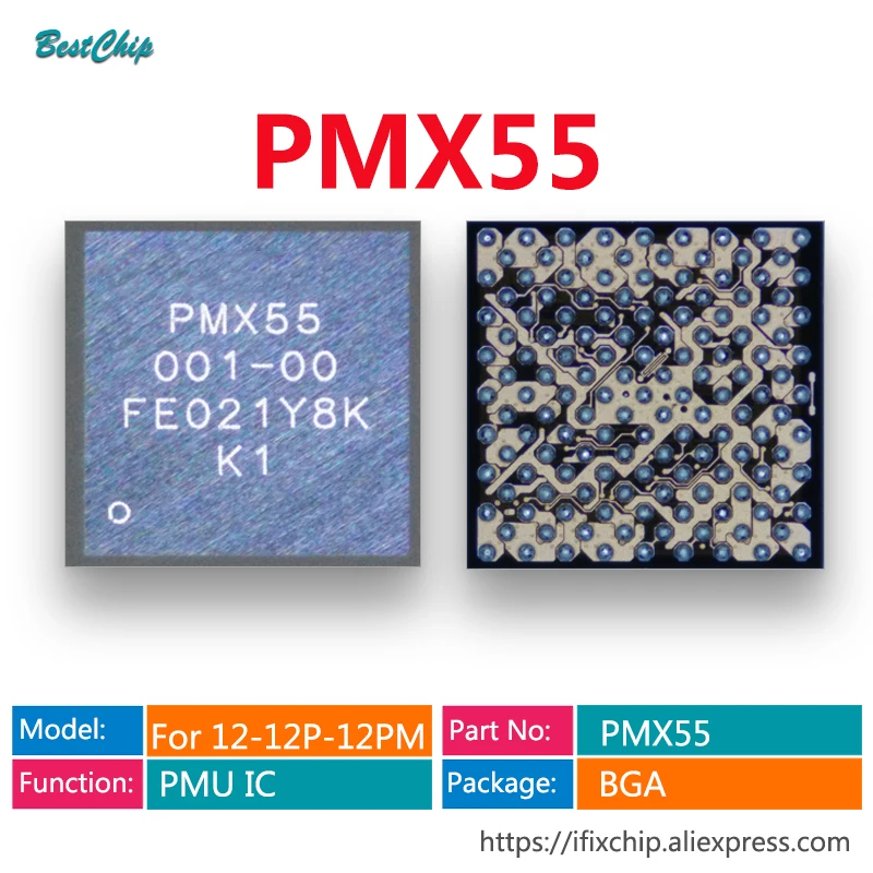 

Базовый Диапазон PMU power IC для iphone 12 12PRO/12PRO Max /12mini 3-10 шт. PMX55 001-00