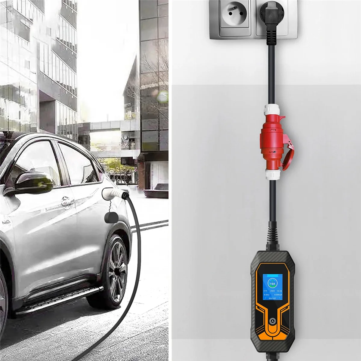 Зарядное устройство для электромобилей гнездовая вилка 5-контактная розетка