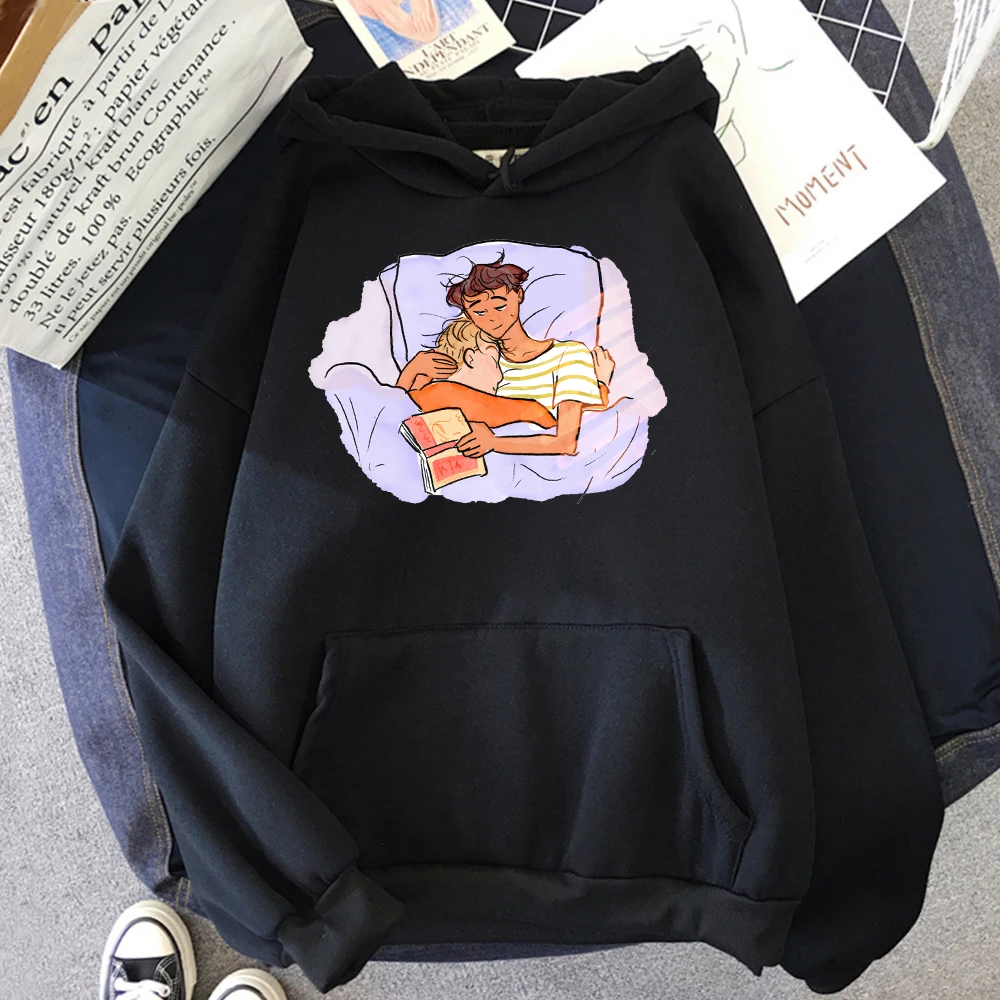 

Heartstopper Comics Hooded Sweatshirt 2022 LGBTQ+ Drama TV Series Classic Hoodies Cartoon Gay Fans Clothes Funny Men Streetwear