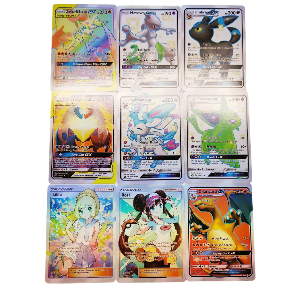 54 шт. аниме-карта памяти покемона |