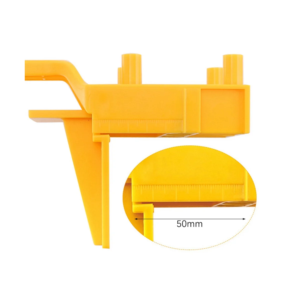 

Woodworking Straight Hole Puncher 6-10mm ABS Plastic Hand-Held Plank Puncher Woodworking Locator