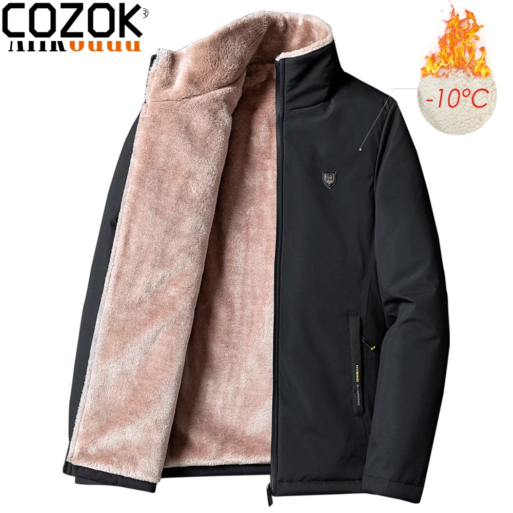 

8XL Men Winter New Casual Classic Warm Thick Fleece Parkas Jacket Coat Men Autumn Fashion Pockets Windproof Parka Men Plus Size