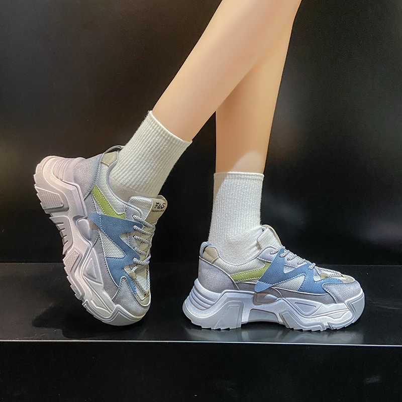 

Женские сетчатые кроссовки, дышащие, на шнуровке