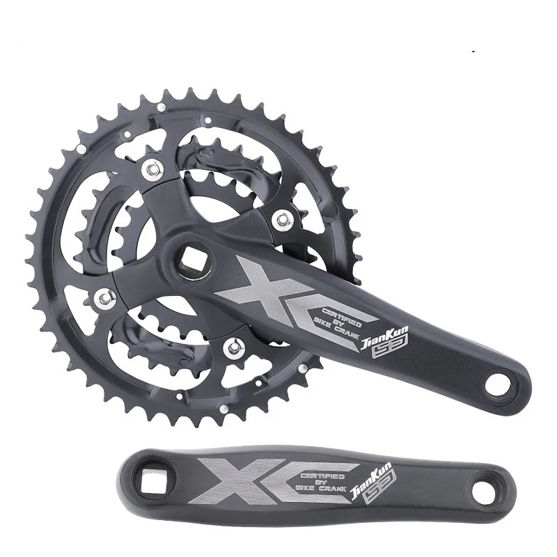 

Высокопрочный горный велосипед, съемная звездочка, регулируемая скорость, 22 32 44T, квадратное отверстие, горный велосипед, коленчатая звездо...