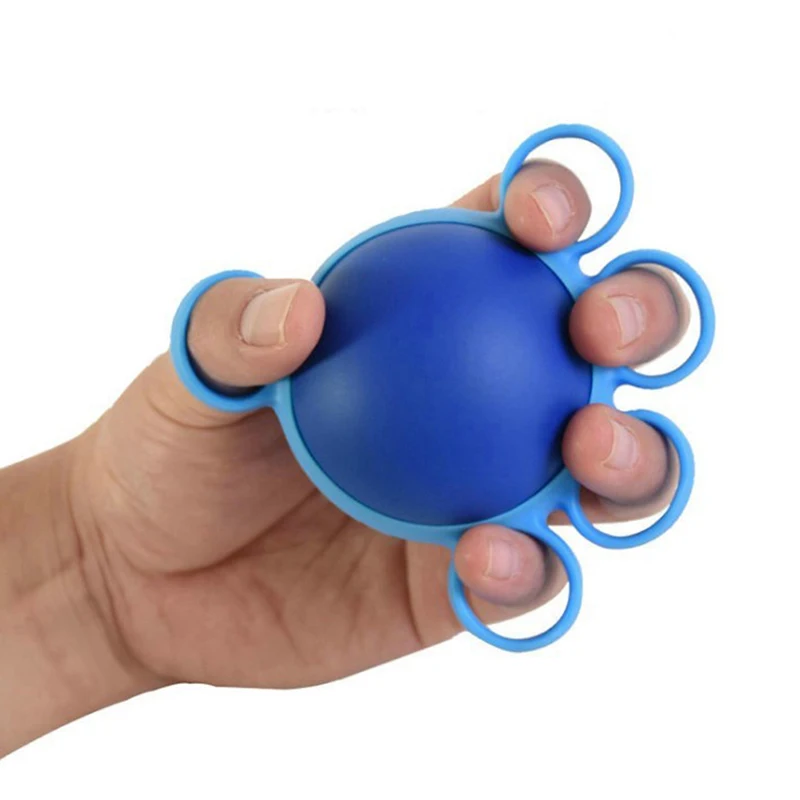

1 Pc Finger Grip Ball Massage Rehabilitation Training Elderly Exercise Ball Hand Finger Strength Circle Grip Device