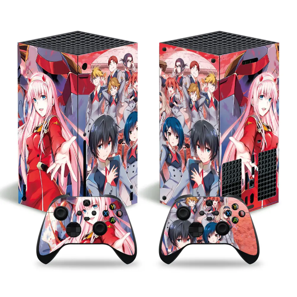 

New Animation Style Skin Sticker Decal Cover for Xbox Series X Console and 2 Controllers Xbox Series X Skin Sticker Viny 1
