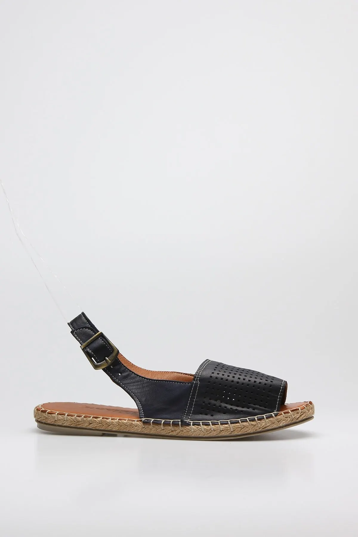 

Fashion Style Genuine Leather Navy Blue women Sandals And Slippers Sandals And Slippers Sandals