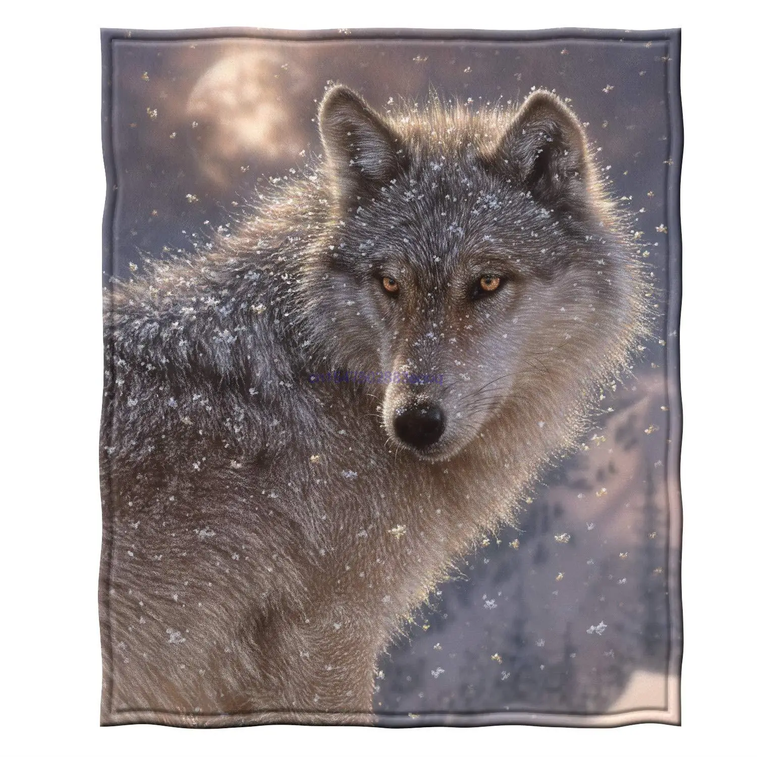 

Fleece Throw Blanket by Collin Bogle (Lone Wolf)