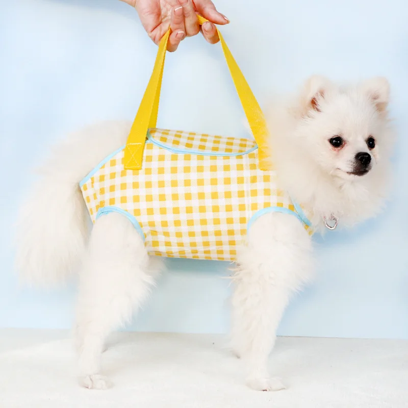 Портативная диагональная сумка-переноска для домашних животных с четырьмя