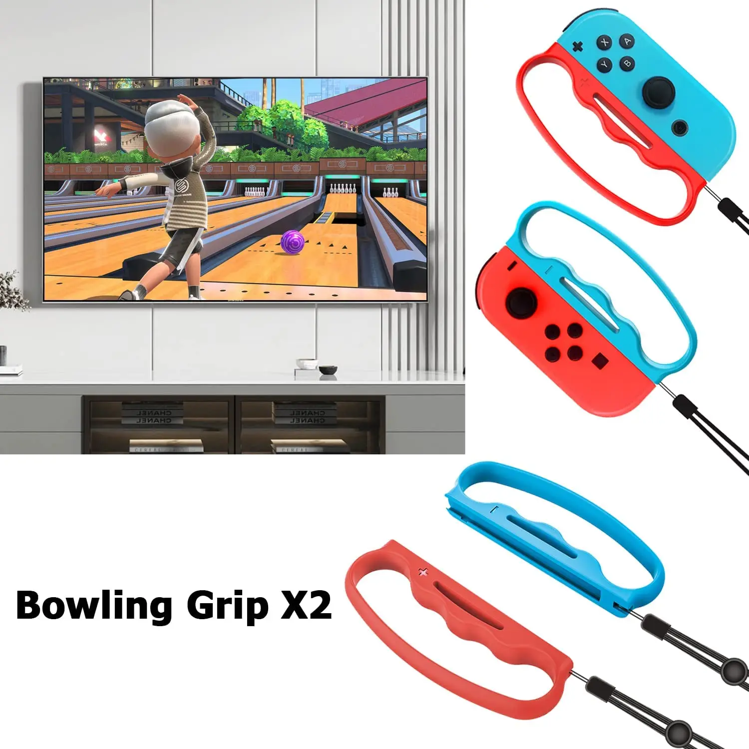 Комплект спортивных аксессуаров для Nintendo Switch 10 в 1 контроллер Joycon ремешок на