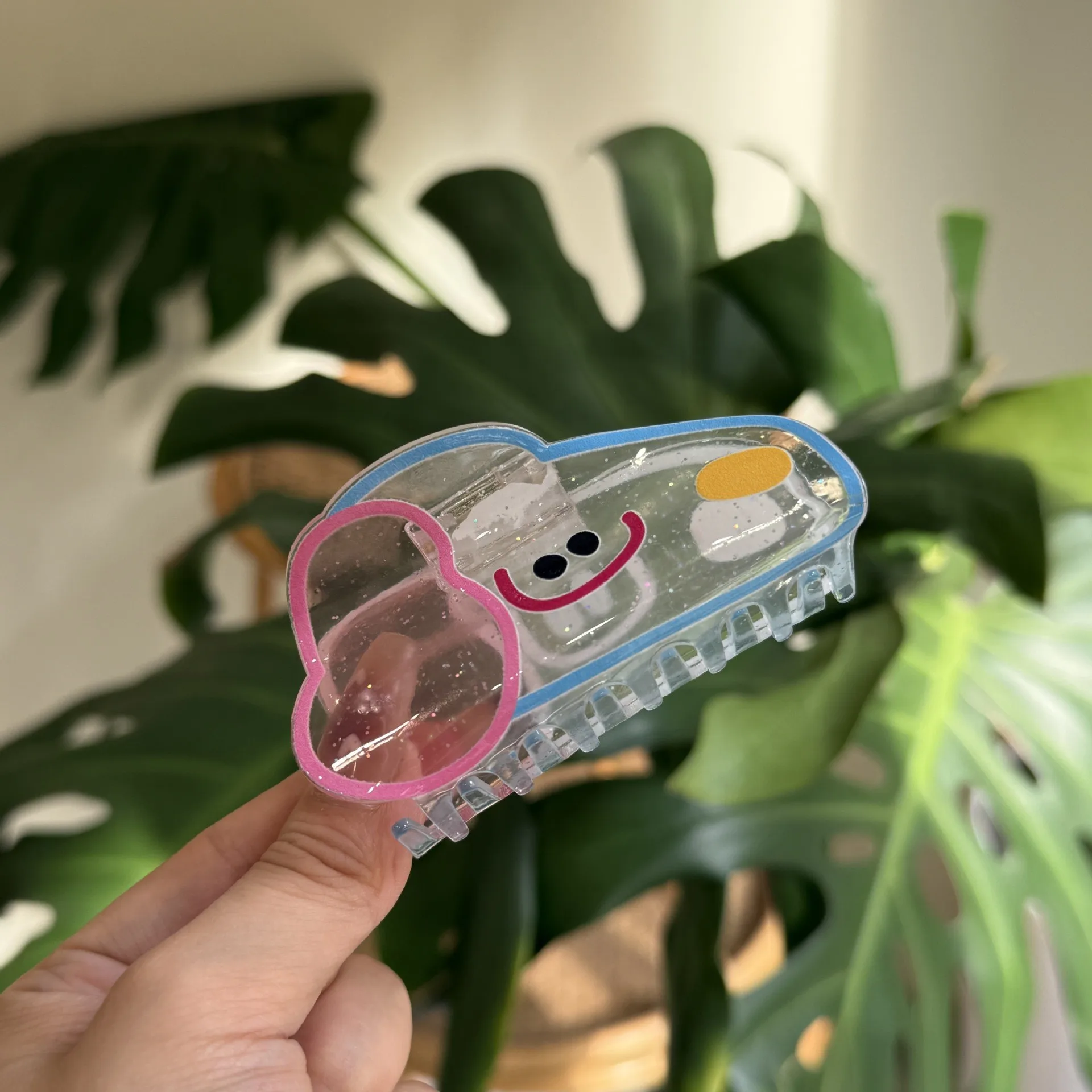 Новые милые и заколки для волос собак акриловый материал мультяшный прозрачный