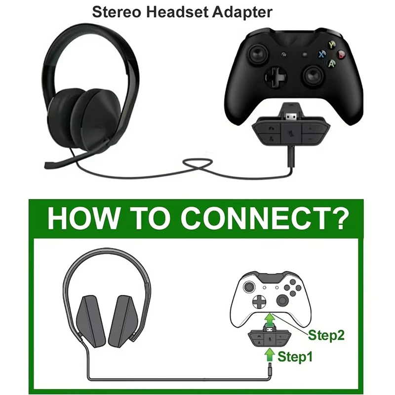 Stereo Headset Adapter For One And Series X S Controller -