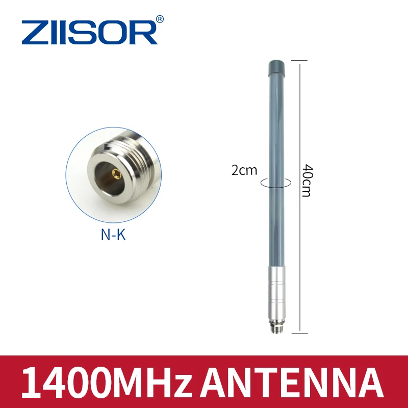 1250 МГц наружная 1300 МГц антенна из стекловолокна 1400 МГц 5 дБи для передачи на большие расстояния 1500 МГц N Женская 40 см антенны