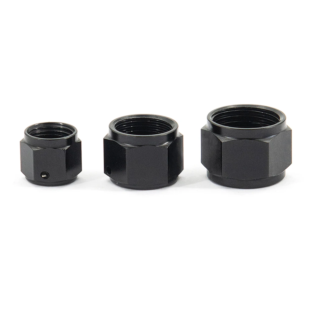 

AN6 AN8 AN10 Adapter Female Flare End Cap Plug Tube Nut Hexagon Head Port Blanking Plugs Cap Lock Hose Connector Fitting