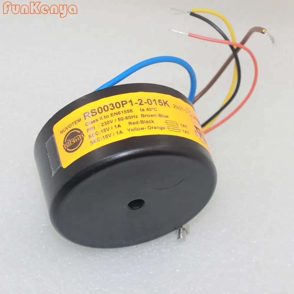 

Import Toroidal Transformer 30W Talema Dual 6V 9V 12V 15V 18V 25V DIY Amplifier Transformer