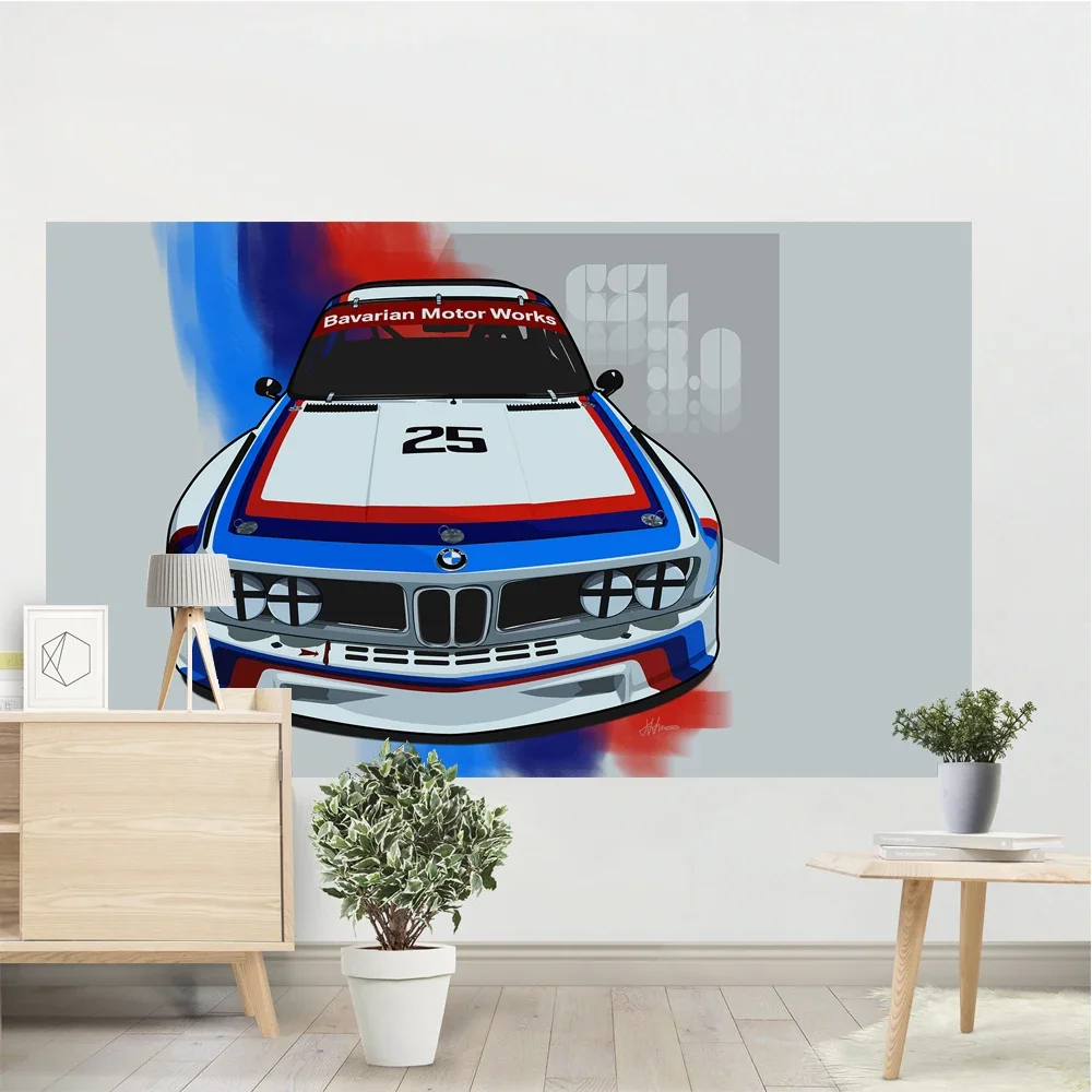 IIIM гобелен с логотипом IM спортивный постер настенный винтажный декор для