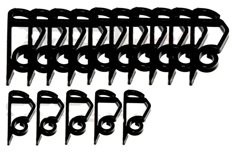 

Пластиковые зажимы-крючки для гирлянд