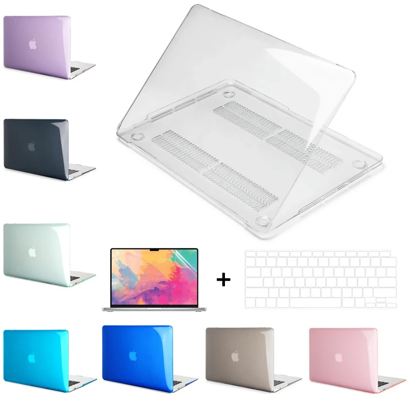 

Защитный чехол для ноутбука Macbook Pro 2021 M1 MAX Chip A2442 Air 14,2 A2179 A1466 A2337 Retina 11 12, прозрачный чехол, новинка 13,3