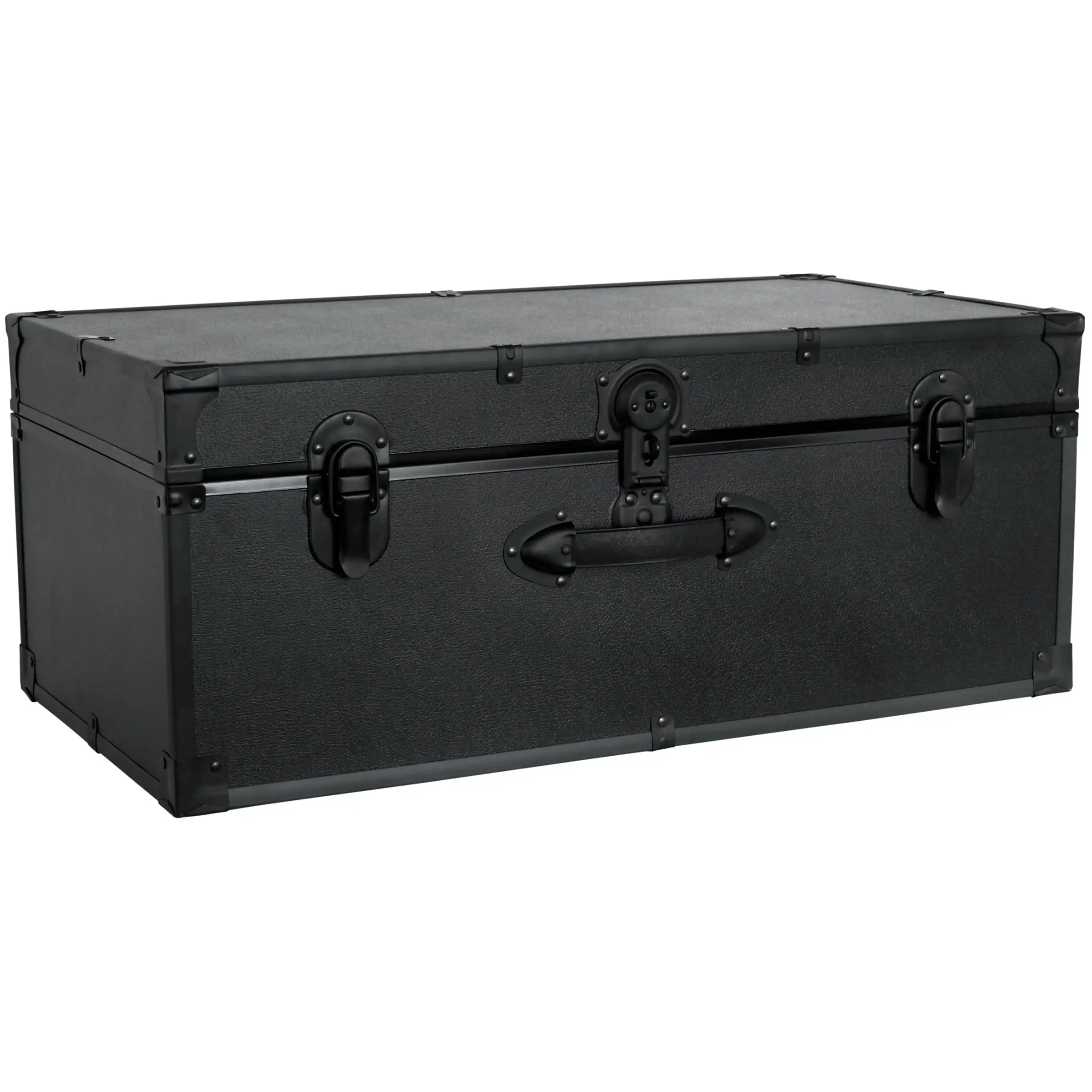 

.Seward Classic 30" Trunk with Lock, Black, Blue, 15.75 X 30.00 X 12.25 Inches (L X W X H)