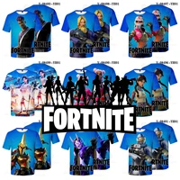 fortnite battle men and women tshirt victory cartoon tops baby clothes 8 to 19 years kids game hero 3d boys girls t shirt