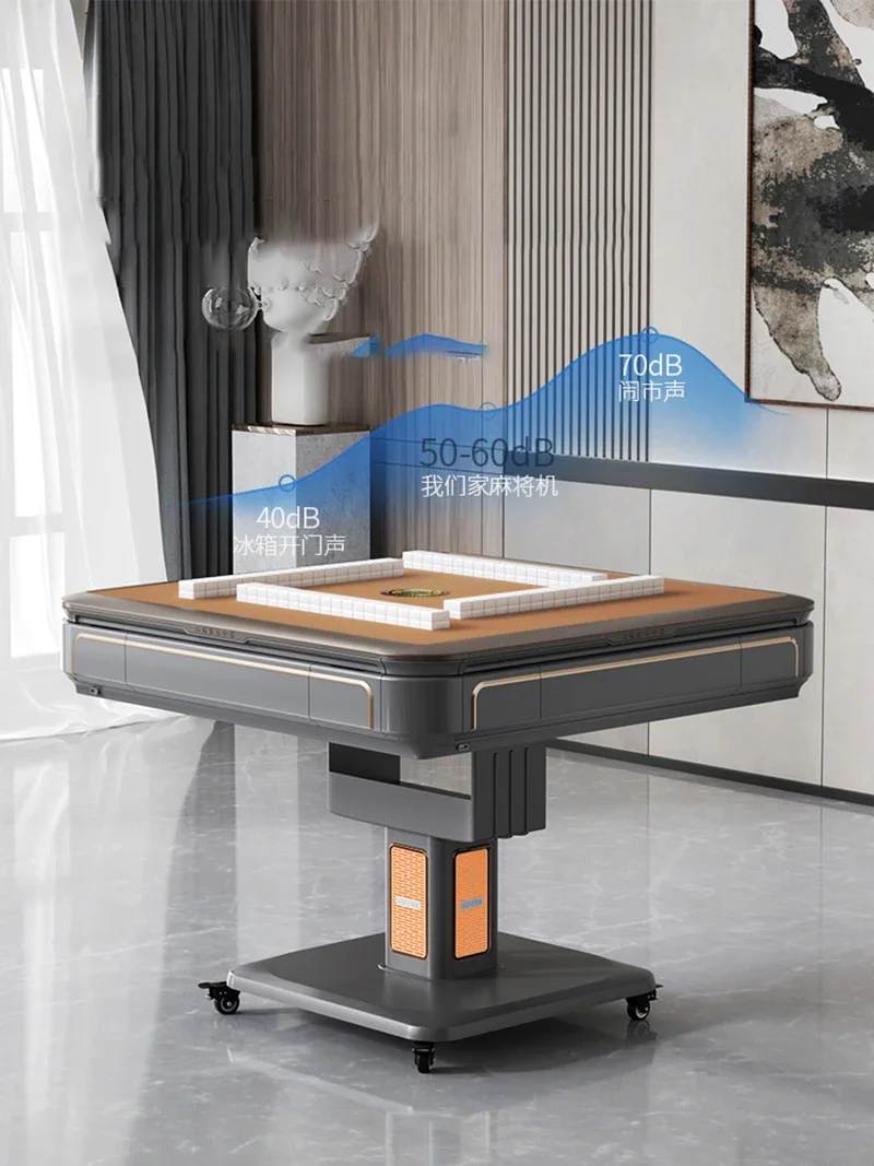 Современный ультратонкий обеденный стол складной бесшумный для Маджонга