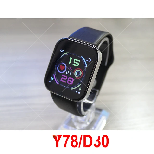 

2023NEW Y78 D30 Watch7 I7 Smart Watch Heart Rate Blood Pressure App Messages Call Reminder Sports Music Upgraded Original Y68 D2