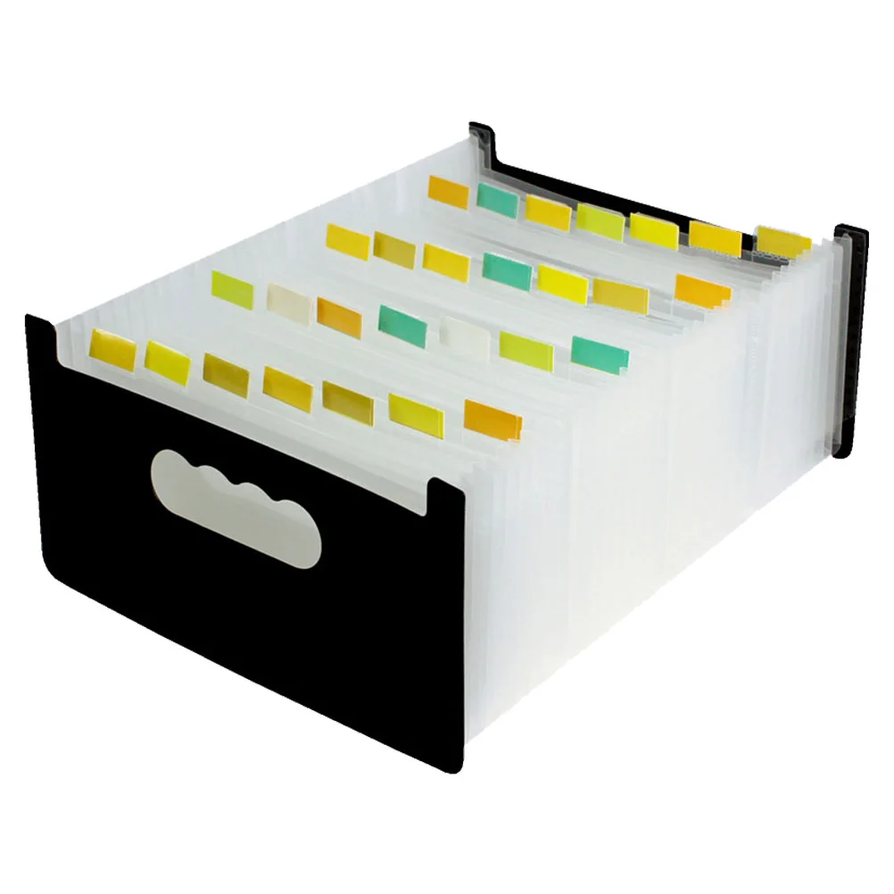 

Multi-layer Folder Bag Accordion File Organizer Plastic Receipt Paper Folder (A6)