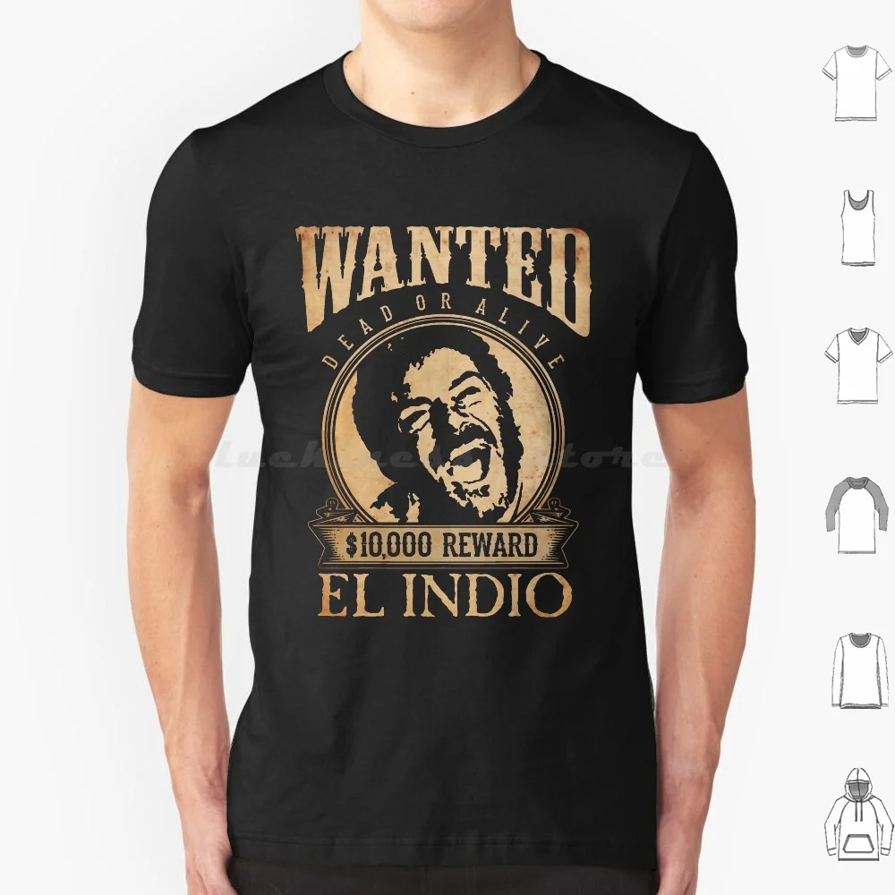 Футболка El Indio большого размера 100% хлопок дизайн пылесборника хорошо плохо и