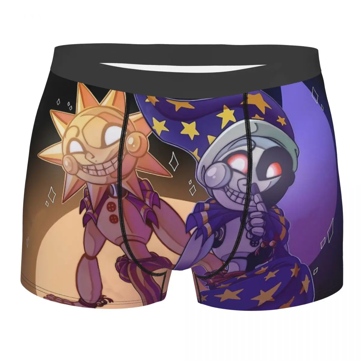 

The Sun And Moon FNAF Horror Game Underpants Cotton Panties Male Underwear Ventilate Shorts Boxer Briefs