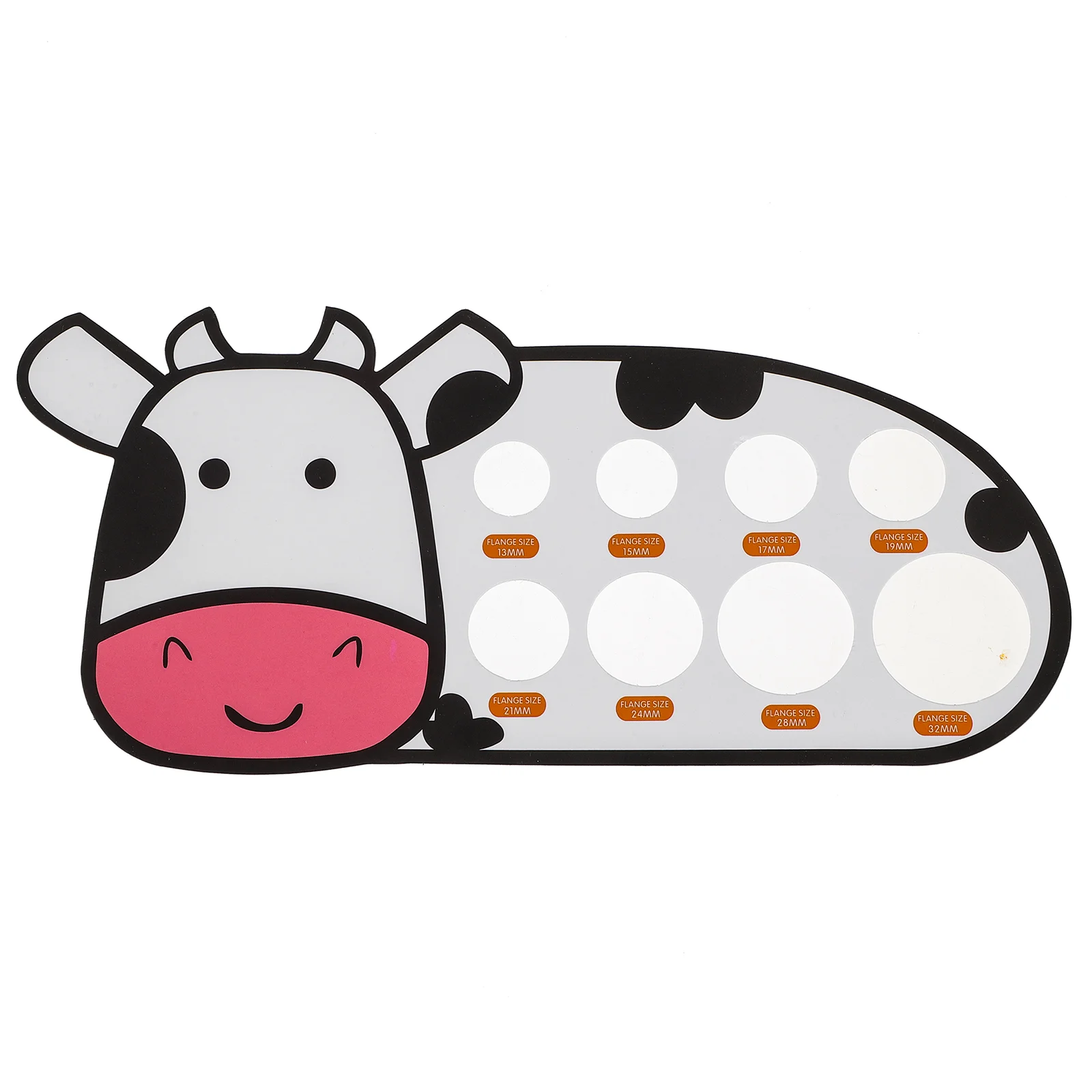 

Breast Pump Flange Measuring Tool Measurement Card Flanges Size Sizing