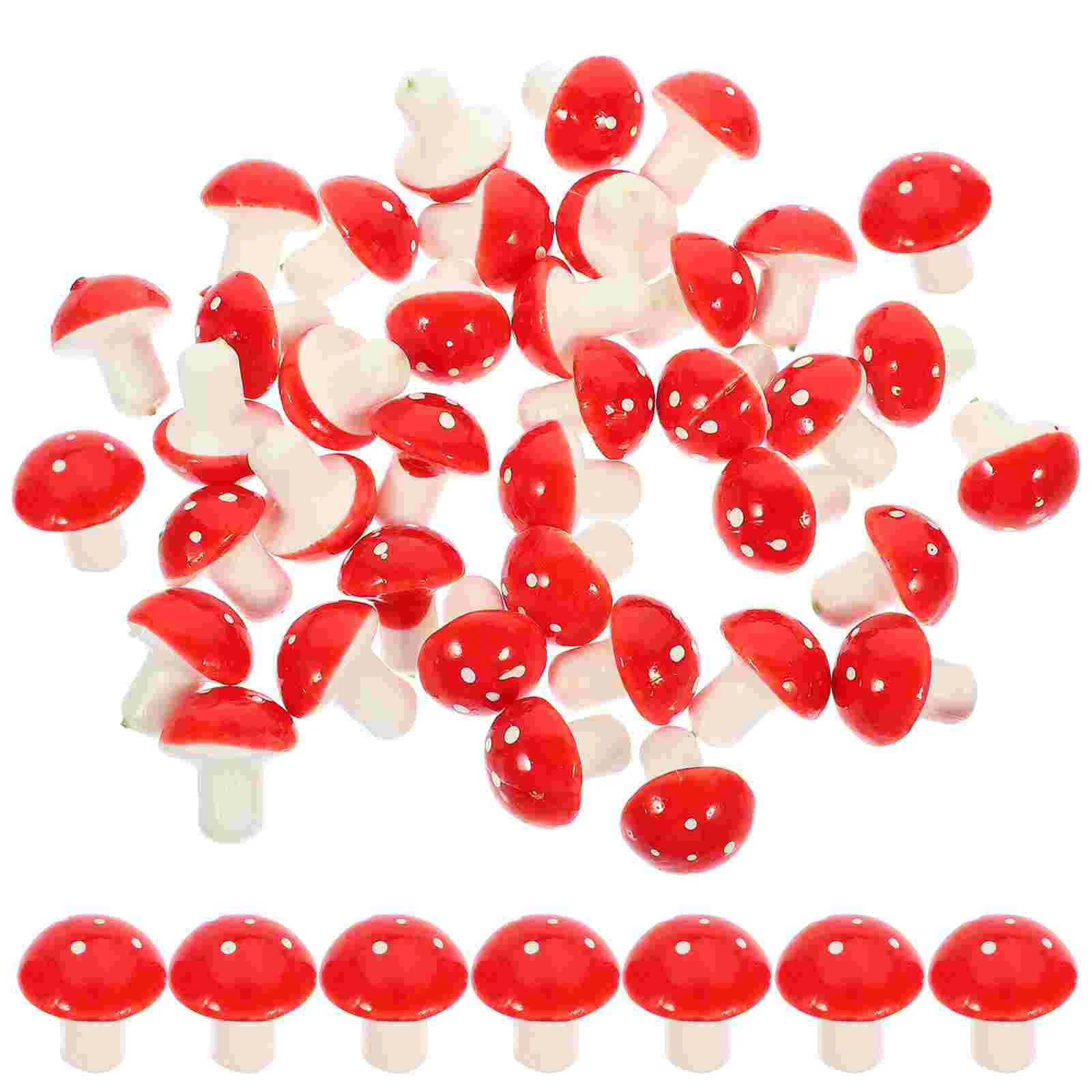 

Mushroom Mini Figurinestoadstool Artificialaccessories Garden Miniature Statue Miniatures Topper Cupcake Ornament Tree Landscape