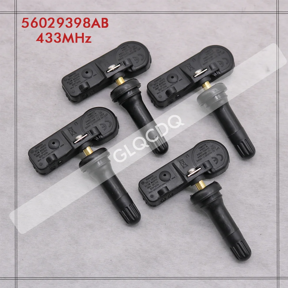 Для 2010-2016 JEEP GRAND CHEROKEE IV TPMS 433 МГц датчик давления в шинах TPMS JEEP датчик давления воздуха в шинах 56029398AB
