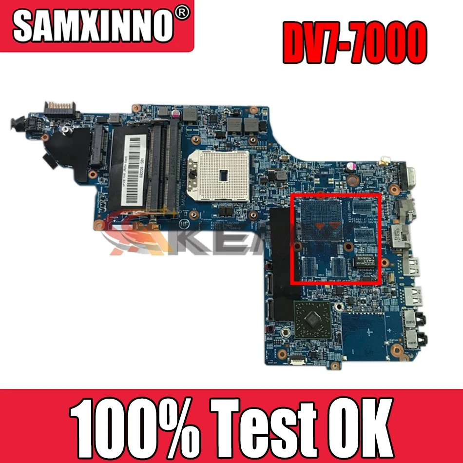 

AKemy682220-001 For HP Pavilion DV7-7000 DV7-7115NR system board Motherboard 17.3'' DDR3 682220-501