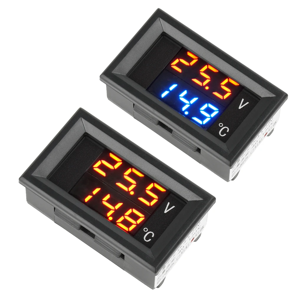 Универсальный DC 4-28 В 0 28 дюйма светодиодный цифровой автомобильный вольтметр