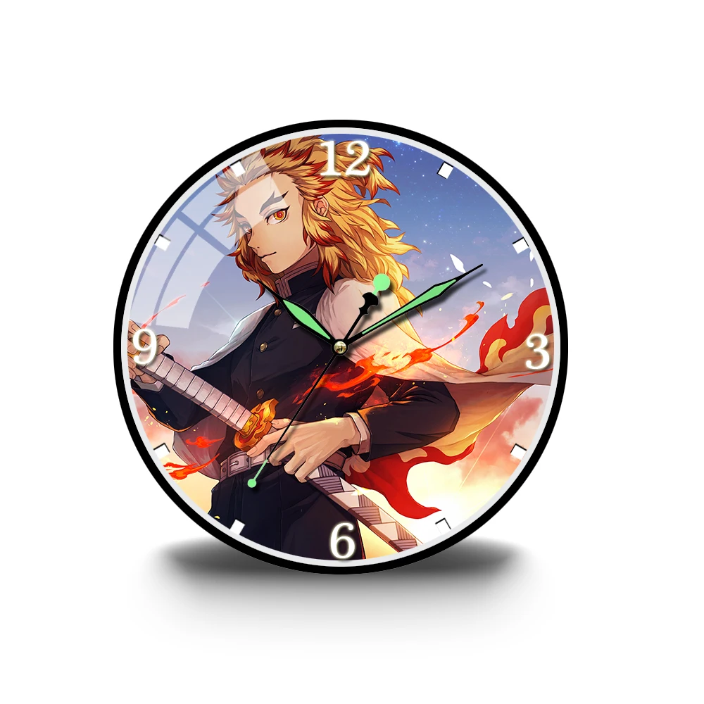 

Chinese Element Glass Clock Household Mute Living Room Bedroom Modern Decorative Wall Watch Quartz Round Clocks