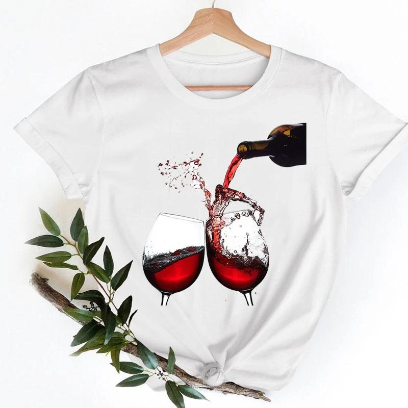 

Женская футболка с коротким рукавом, принтом и графическим принтом