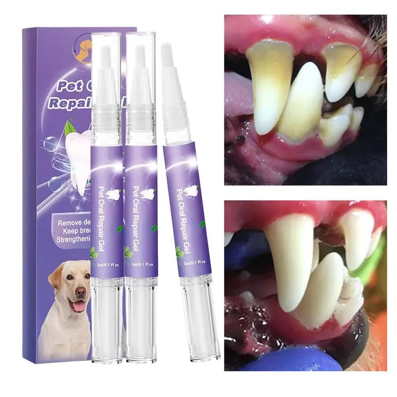 

Pet Clean Teeth Gel Tooth Repair Teeth Brushing Cleaner Eliminate Bad Breath For Dogs & Cats Pet Teeth Cleaning Dog Toothpaste