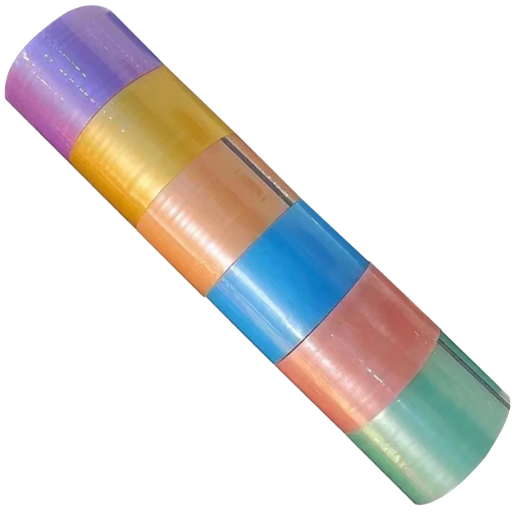 

Клейкая лента, клейкие ленты для декомпрессии, цветные клейкие роликовые игрушки «сделай сам», смешные цвета, рисунок, разноцветные декоративные игрушки для изготовления