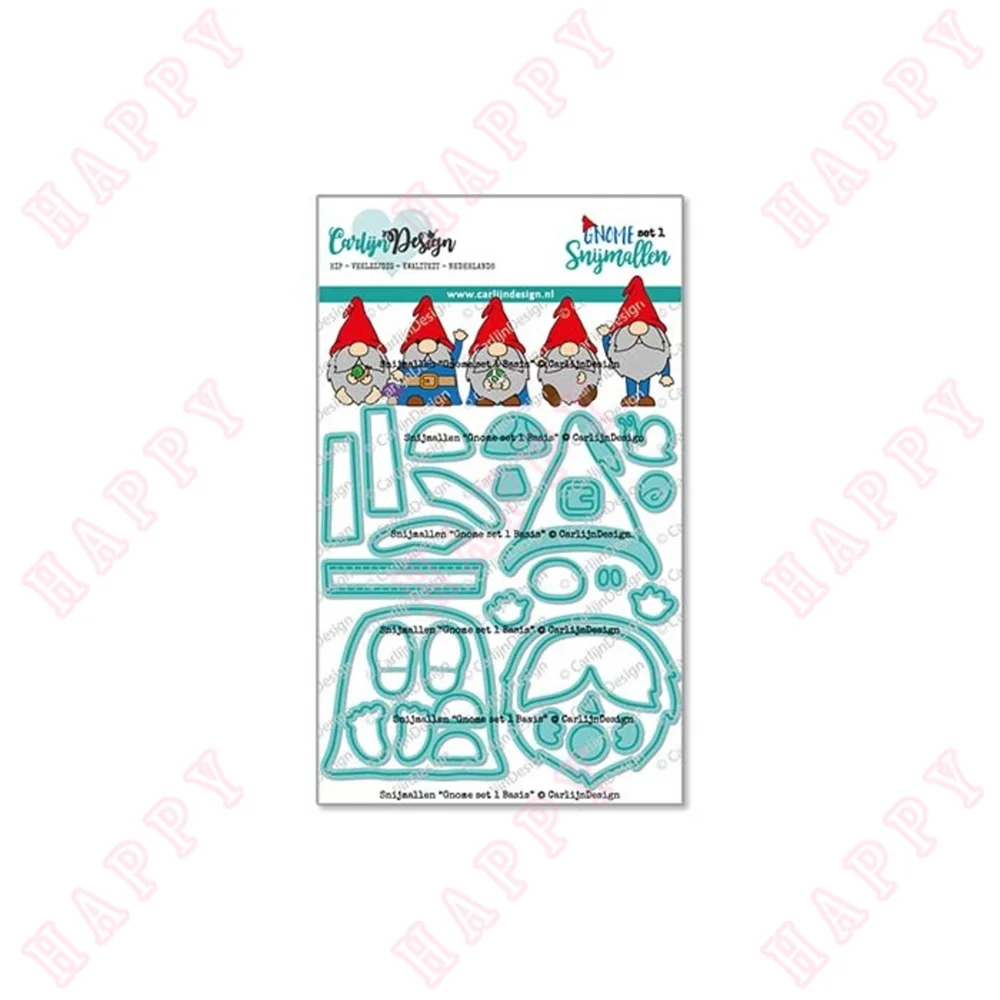 

Metal Cutting Dies Gnome set 1 Basis For DIY Scrapbooking Envelope Greeting Card Decorative Embossing Handmade Paper Craft Mould