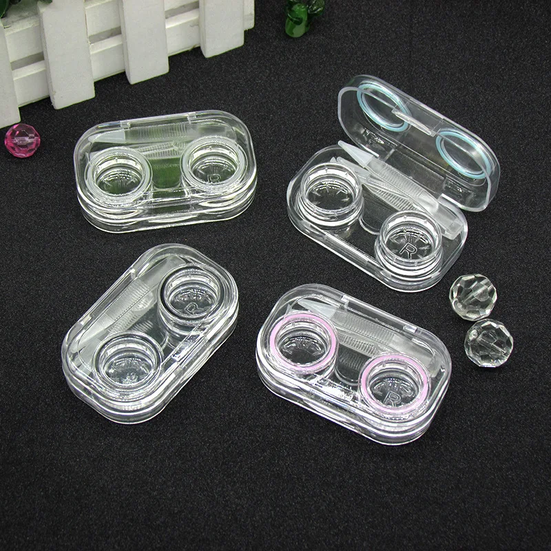 

1PCS Travel Portable Contact Lens Case for Men and Women Cute Small Travel Contact Lens Care Kit Container Holder Lenses Box