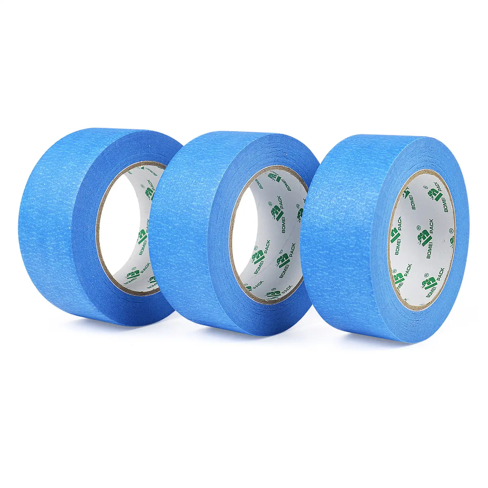

Blue Painter's Tape,3 Pack,2 IN x 55 YD,Multi-Surface Masking Crepe Paper Painting,Crafts Spraying and DIY Paint Tape,No Residu