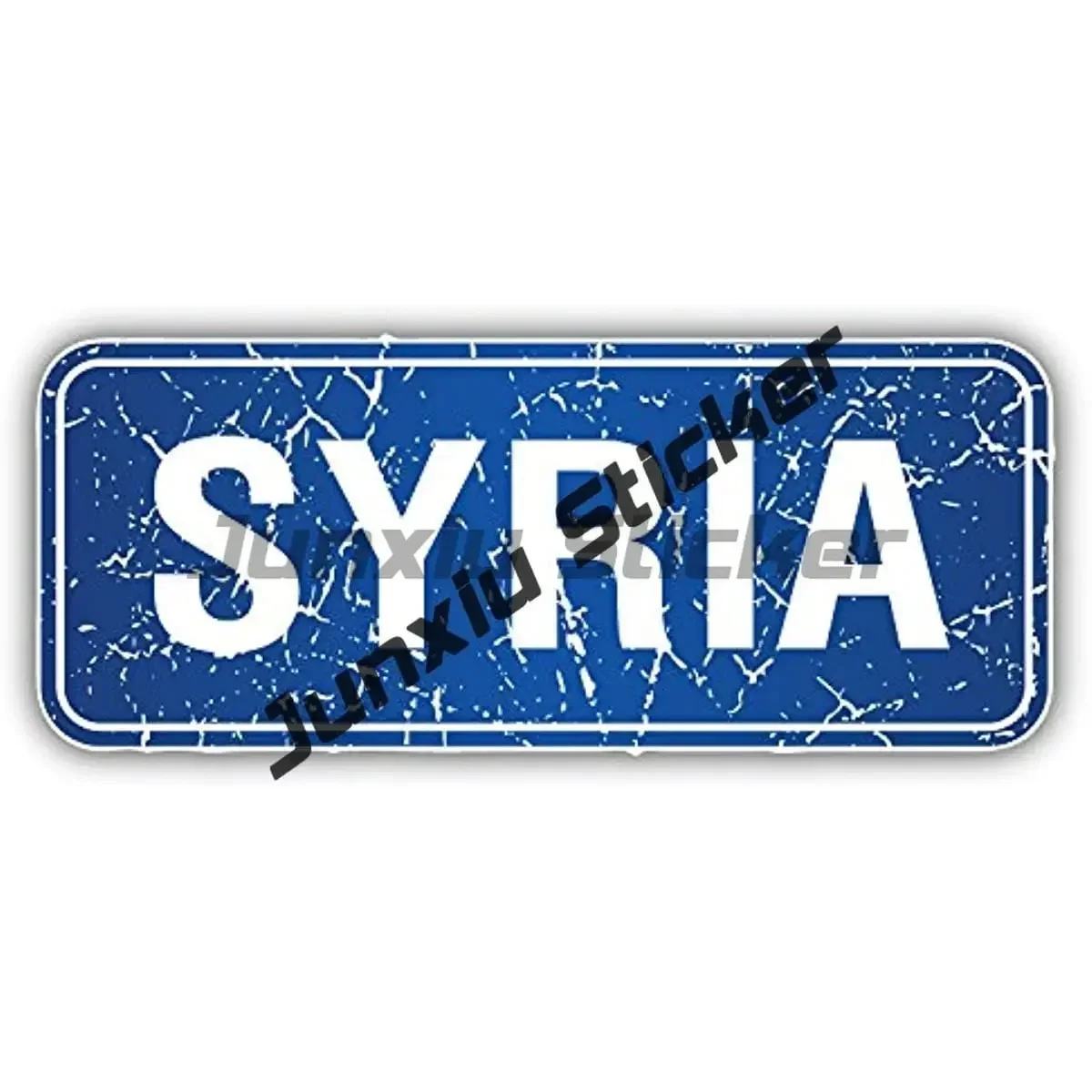 Сирийский шрифт с сирийским флагом наклейка гербом Сирии виниловая всепогодная