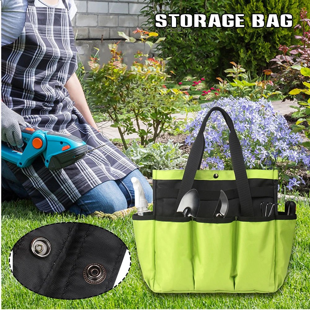 

Gardening Bag Kit Buttoned Outdoor Oxford Cloth One Shoulder Flower Garden Flowering Home Planting Vegetables TS2