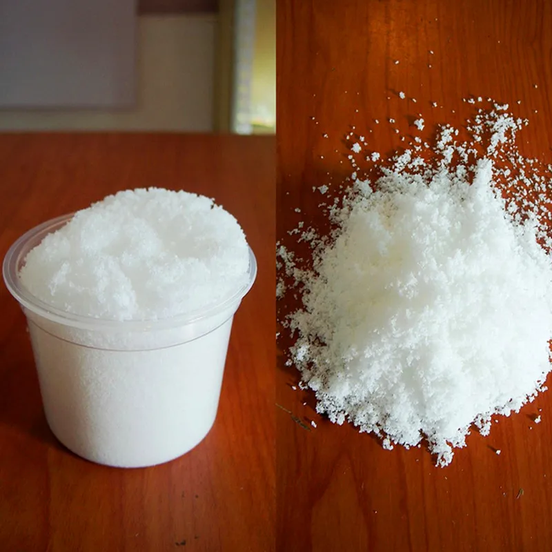 

500Gram Sodium polyacrylate 99% Artificial snow Fake Snow Instant Snow Powder 1gram mix with 25 gram water