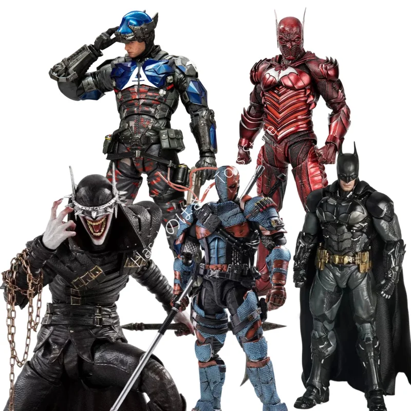 Фото Новая коллекционная фигурка Бэтмена из Arkham Knight, масштаб 1/12, версия «Воин», полный комплект, 6 дюймов, модель игрушки, 2026 год №1